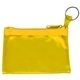 The Rainbow Translucent / Crystal Clear Zip Pouches w / Key Ring