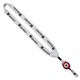 3/4 Cotton Lanyard with Metal Crimp Retractable Badge Reel