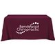 Flat 4- sided Table Cover - fits 6 foot standard table Poly - Cotton