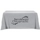 Flat 4- sided Table Cover - fits 6 foot standard table Poly - Cotton
