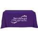 Flat 4- sided Table Cover - fits 6 foot standard table Poly - Cotton
