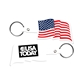 U.S. Flag Flexible Key Tag