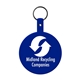 Large Circle Flexible Key Tag