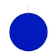 2 1/2 Blue Circle Plastic Medallion Badges