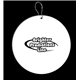 White Circle Plastic Medallion Badges