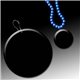 2 1/2 Medallion Badges - Black Circle
