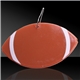 Brown Football Plastic Medallion Badges