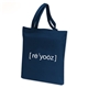 Orangebag 6 oz Navy Blue Eco - Friendly Cotton Tote Bag with Strap Handles