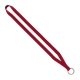 1/2 Polyester Lanyard with Sewn Metal Split - Ring