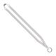 1/2 Polyester Lanyard with Sewn Metal Split - Ring