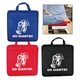 Nonwoven Custom Promotional Stadium Seat Cushion - Black, Red or Blue