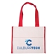 Cotton Gusset Accent Box Tote Bag