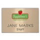 Hollywood Name Badge (Standard Size 2 x 3)
