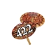 Oval / Football Auction Hand Fan Full Color - Paper Products