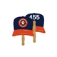 Baseball Cap Auction Hand Fan Full Color - Paper Products
