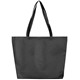 21W x 15H x 5 Gusset - CAROLINA Large Shopping and Beach Tote Bag With Hook Loop Fastener Closure