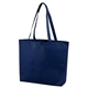 21W x 15H x 5 Gusset - CAROLINA Large Shopping and Beach Tote Bag With Hook Loop Fastener Closure