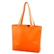 21W x 15H x 5 Gusset - CAROLINA Large Shopping and Beach Tote Bag With Hook Loop Fastener Closure