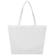 21W x 15H x 5 Gusset - CAROLINA Large Shopping and Beach Tote Bag With Hook Loop Fastener Closure
