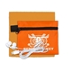 ZIPTUNE PLUS Mobile Tech Earbud Kit with Microfiber Cleaning Cloth In Zipper Pack Components inserted into Polyester zipper Kit