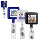 OLMSTED VL 30 Cord Square Retractable Badge Reel and Badge Holder with Metal Rotating Alligator Clip Attachment