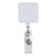 OLMSTED VL 30 Cord Square Retractable Badge Reel and Badge Holder with Metal Rotating Alligator Clip Attachment