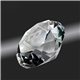 Clearaward Optical Crystal Diamond - Shaped Paperweight 2 3/4 In