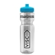 Champion - 28 oz Transparent Bottle with Push pull lid and Infuser