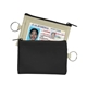 Coin Pouch W / Id Window Split Ring