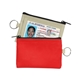 Coin Pouch W / Id Window Split Ring