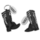 Cowboy Boot Keychain