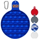Round Fiddle Popper Silicone Sensory Fidget Toy