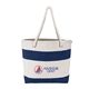 Cotton Resort Tote Bag With Rope Handle