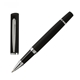 Cerruti Soft Rollerball Pen Cap - Off Brass Black Soft Touch Wide Body Barrel Texture