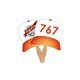 Baseball Hat Auction Sandwiched Hand Fan Full Color - Paper Products