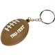 Mini Football Stress Reliever Key Tag