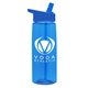 The Flair - 26 oz Transparent Tritan(TM) Bottle with Flip Straw lid
