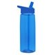 The Flair - 26 oz Transparent Tritan(TM) Bottle with Flip Straw lid