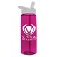 The Flair - 26 oz Transparent Tritan(TM) Bottle with Flip Straw lid