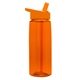 The Flair - 26 oz Transparent Tritan(TM) Bottle with Flip Straw lid