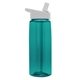 The Flair - 26 oz Transparent Tritan(TM) Bottle with Flip Straw lid