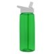 The Flair - 26 oz Transparent Tritan(TM) Bottle with Flip Straw lid