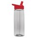 The Flair - 26 oz Transparent Tritan(TM) Bottle with Flip Straw lid