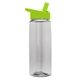 The Flair - 26 oz Transparent Tritan(TM) Bottle with Flip Straw lid