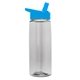 The Flair - 26 oz Transparent Tritan(TM) Bottle with Flip Straw lid