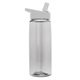 The Flair - 26 oz Transparent Tritan(TM) Bottle with Flip Straw lid