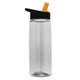 The Flair - 26 oz Transparent Tritan(TM) Bottle with Flip Straw lid