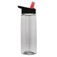 The Flair - 26 oz Transparent Tritan(TM) Bottle with Flip Straw lid