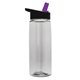The Flair - 26 oz Transparent Tritan(TM) Bottle with Flip Straw lid