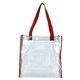 12 W x 12 H x 6 GUSSET - Matterhorn Clear Vinyl Stadium Compliant Tote Bag (Stadium Compliant)